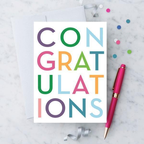“Congratulations” Greeting Card - Thirty Six Knots - thirtysixknots.com