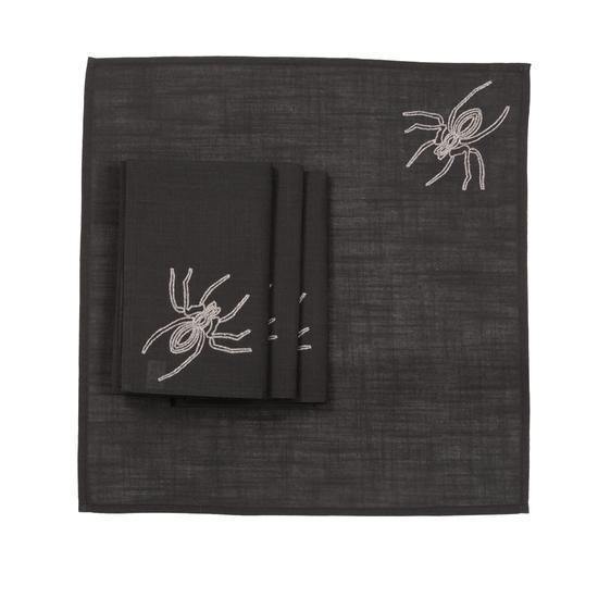 Halloween Spider Web Napkins - Set of 4 - Thirty Six Knots - thirtysixknots.com