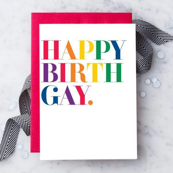 "Happy Birth Gay" Greeting Card - Thirty Six Knots - thirtysixknots.com