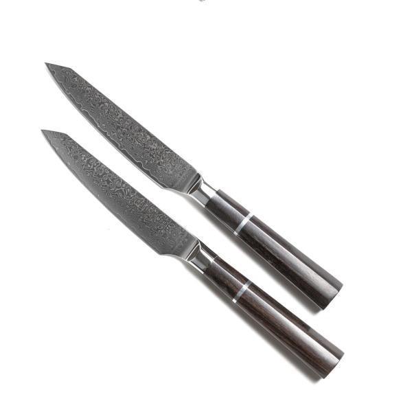 Afilado Damascus Steel Knife Set - Thirty Six Knots - thirtysixknots.com