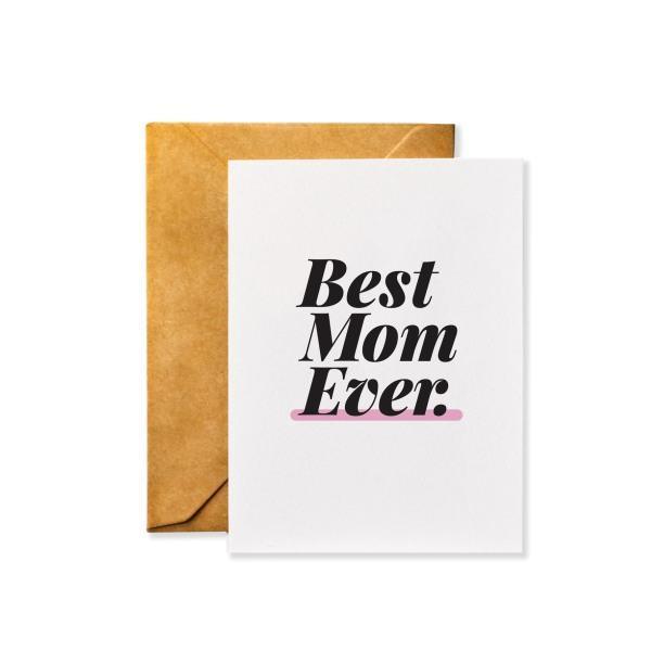 Best Mom Ever - Mother's Day Greeting Card - Thirty Six Knots - thirtysixknots.com