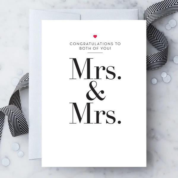 Mrs. & Mrs. - Congratulations! - Thirty Six Knots - thirtysixknots.com