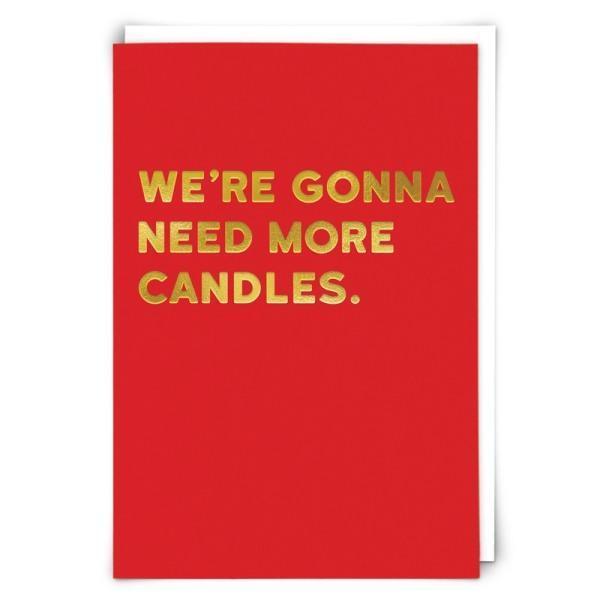 More Candles Birthday Card - Thirty Six Knots - thirtysixknots.com