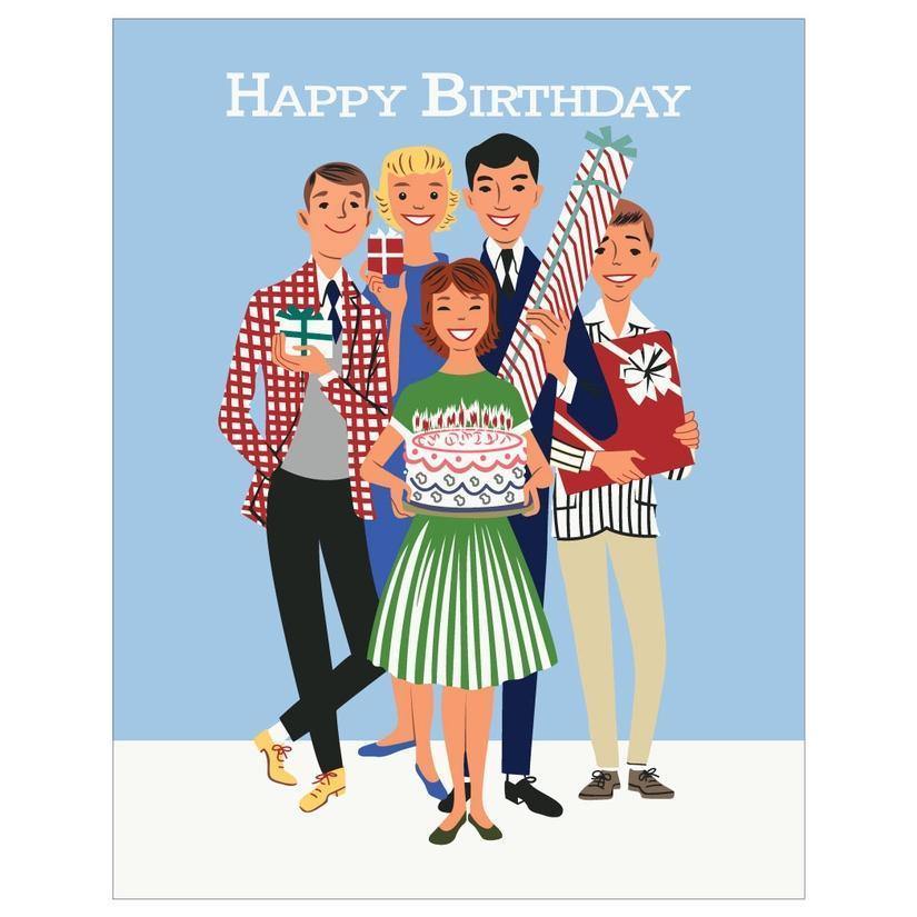 Happy Birthday from Friends Greeting Card - Thirty Six Knots - thirtysixknots.com