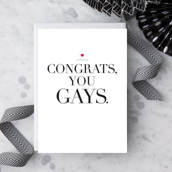 Congrats You Gays! - Thirty Six Knots - thirtysixknots.com