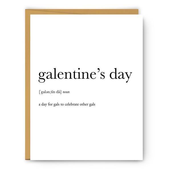 Galentine's Day Definition - Valentine's Day Card - Thirty Six Knots - thirtysixknots.com