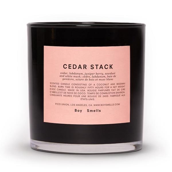 Boy Smells Cedar Stack Candle - Thirty Six Knots - thirtysixknots.com