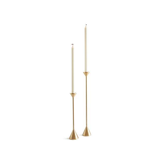 Brass Cone Spindle Candle Holder - Thirty Six Knots - thirtysixknots.com