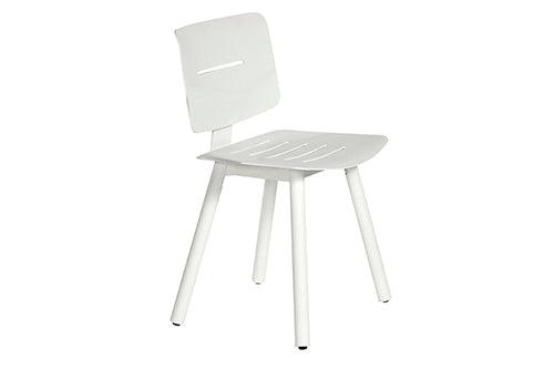 COCO SIDE CHAIR WITH ALUMINUM LEGS - Thirty Six Knots - thirtysixknots.com