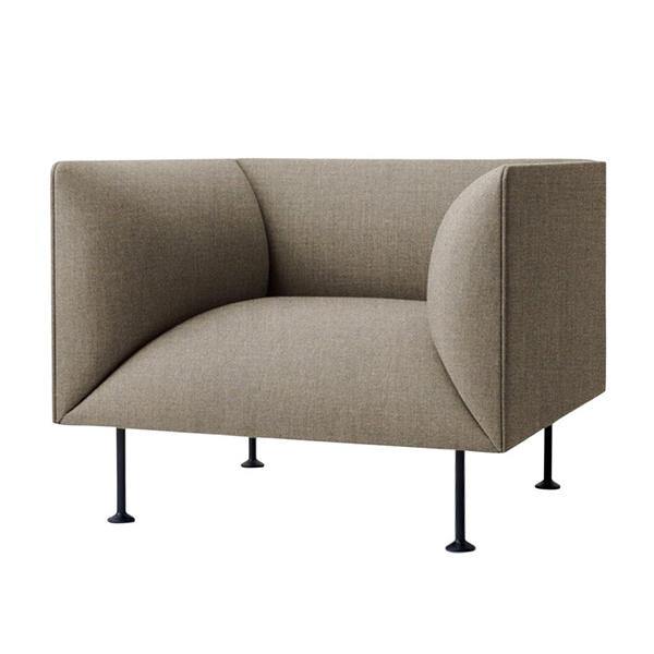 Audo Copenhagen Godot Sofa Chair, Sandy Brown - Thirty Six Knots - thirtysixknots.com
