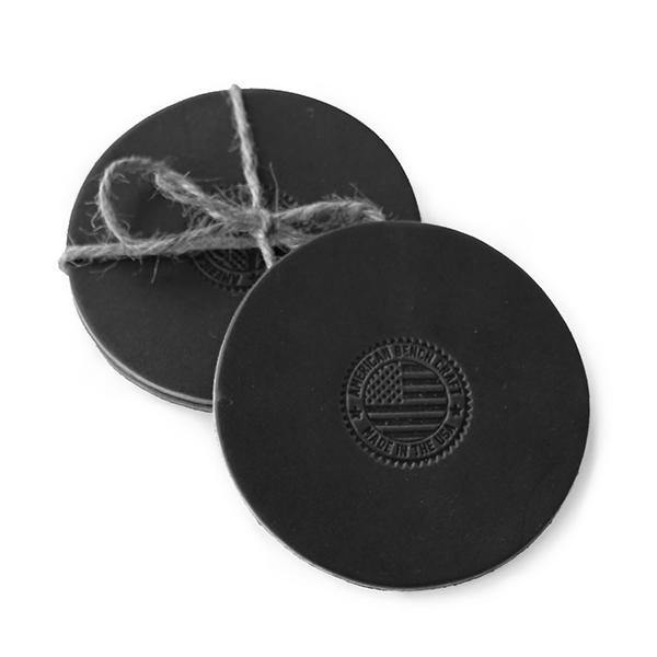 Leather Coasters Set of 4