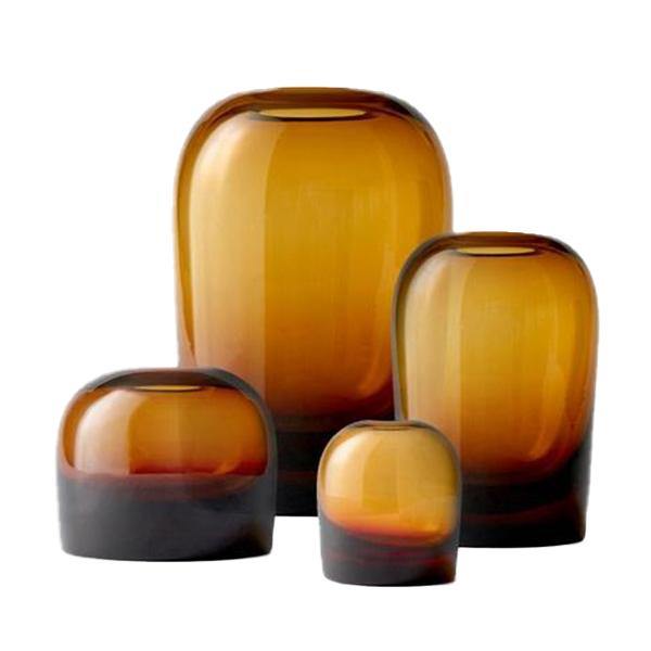 Menu Troll Glass Vase - Amber - Thirty Six Knots - thirtysixknots.com