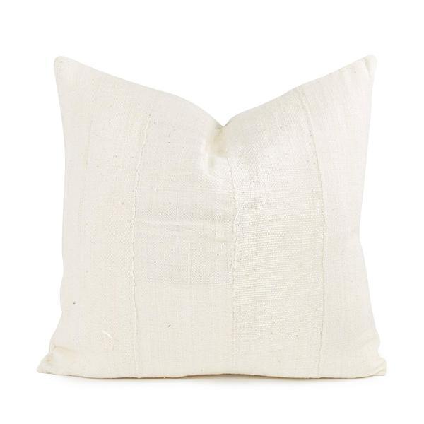 Mudcloth Pillow - Natural - Thirty Six Knots - thirtysixknots.com