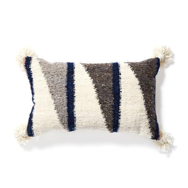 Wool Diagonal Pillow Light - Thirty Six Knots - thirtysixknots.com