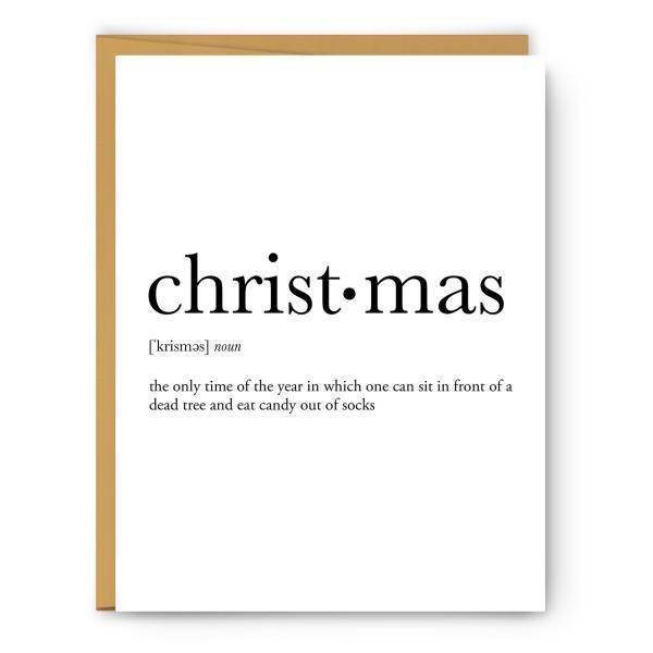 Christmas Definition - Greeting Card - Thirty Six Knots - thirtysixknots.com