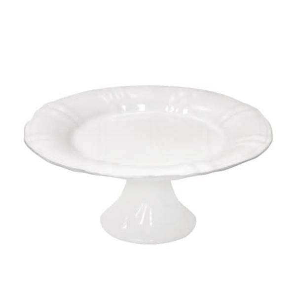 Costa Nova Village Collection White Footed Plate - Thirty Six Knots - thirtysixknots.com