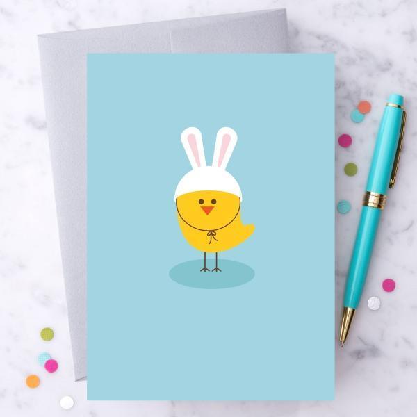 Happy Easter - Easter Chick Greeting Card - Thirty Six Knots - thirtysixknots.com