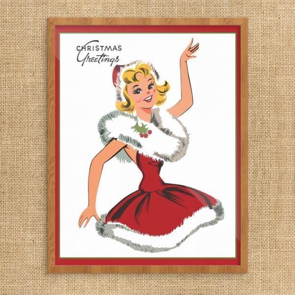 Santa's Helper Holiday Greetings Greeting Card - Thirty Six Knots - thirtysixknots.com