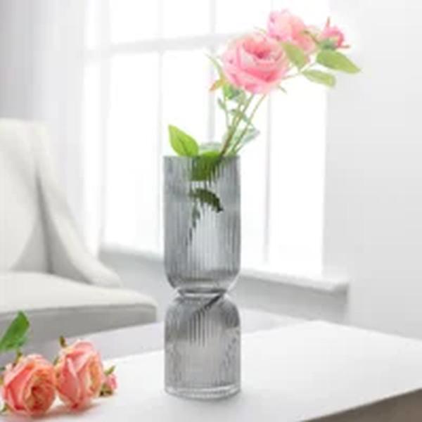 Cascade Smoke Lustre Glass Vase - Thirty Six Knots - thirtysixknots.com