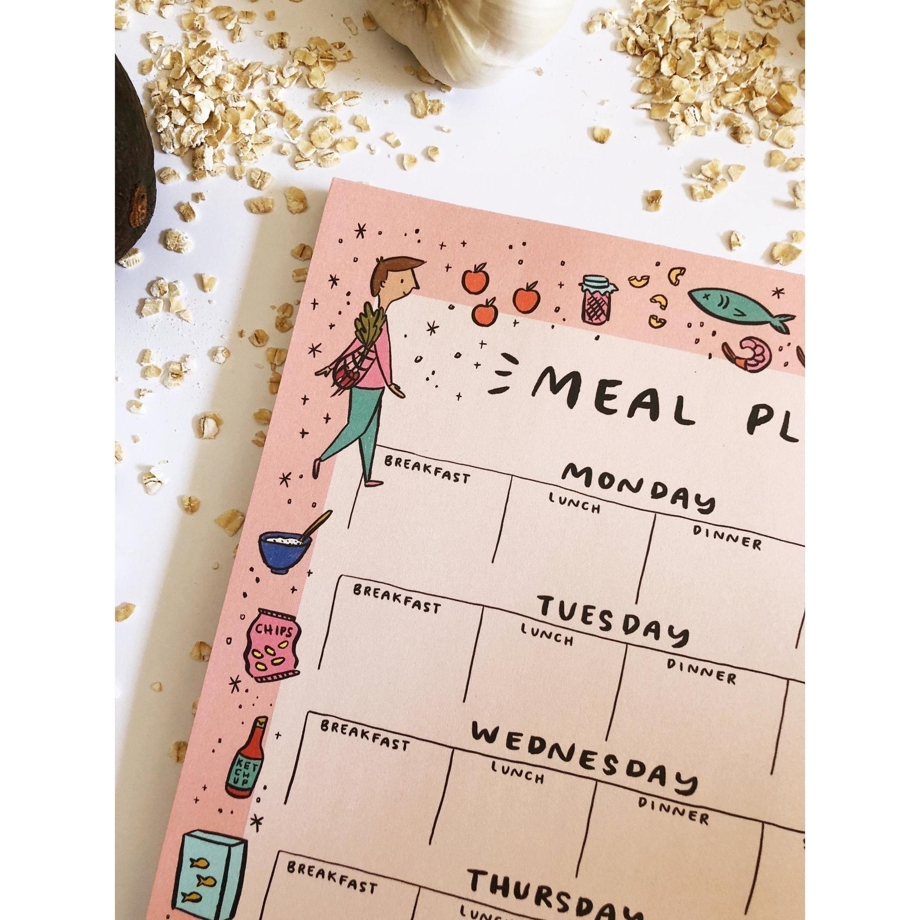 Meal Planner Notepad - Thirty Six Knots - thirtysixknots.com