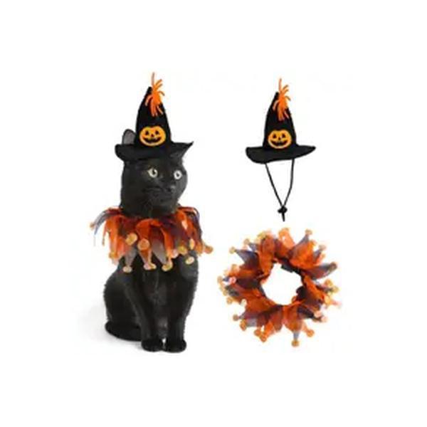 Halloween Pet Cosplay Orange Costume Cat & Dog Apparel Outfits - Thirty Six Knots - thirtysixknots.com