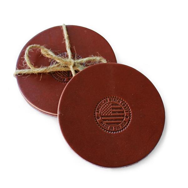 Leather Coasters Set of 4