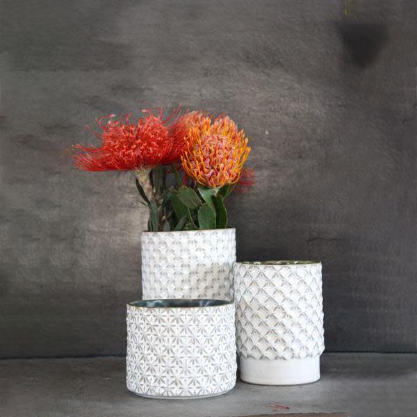 Yarnnakarn Ceramics Etoile Vase or Planter - Thirty Six Knots - thirtysixknots.com